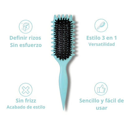 CurlBrush™ - Cepillo Definidor de Rizos