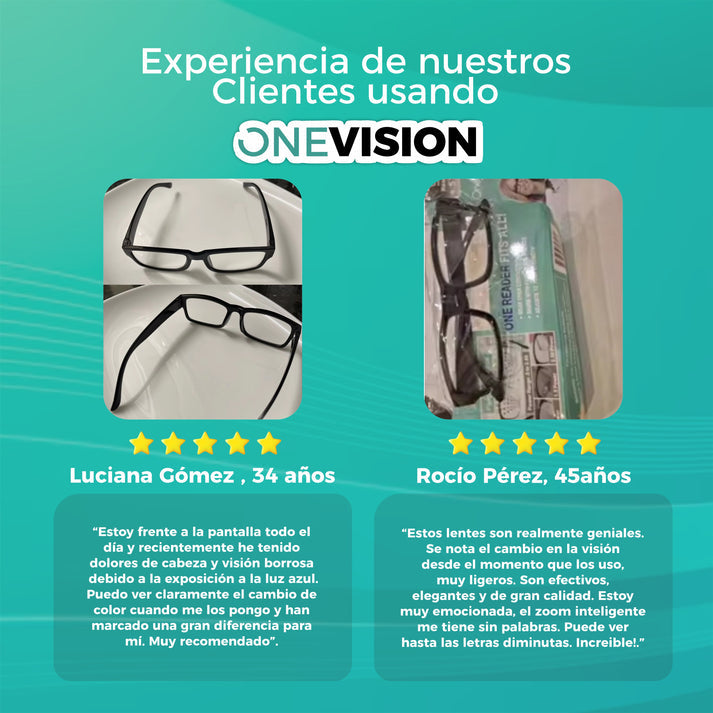 OneVision® Lentes Inteligentes Autoajustables y Multifocales